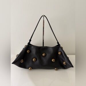 Altuzarra Black Bag with Bronze Accents